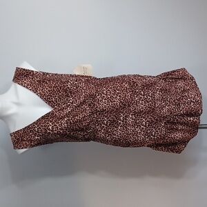 ALTAR'D STATE leopard print sleeveless holdiay party dress. Size Medium. NWT